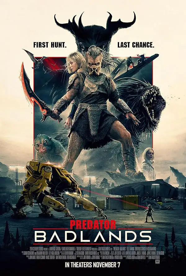 دانلود فیلم شکارچی بدلندز (Predator: Badlands) دوبله